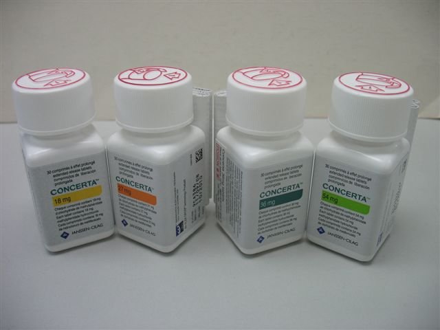 concerta 36 mg (metylfenidat)
